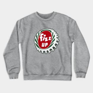 Vintage Fizz Up Soda Bottlecap Crewneck Sweatshirt